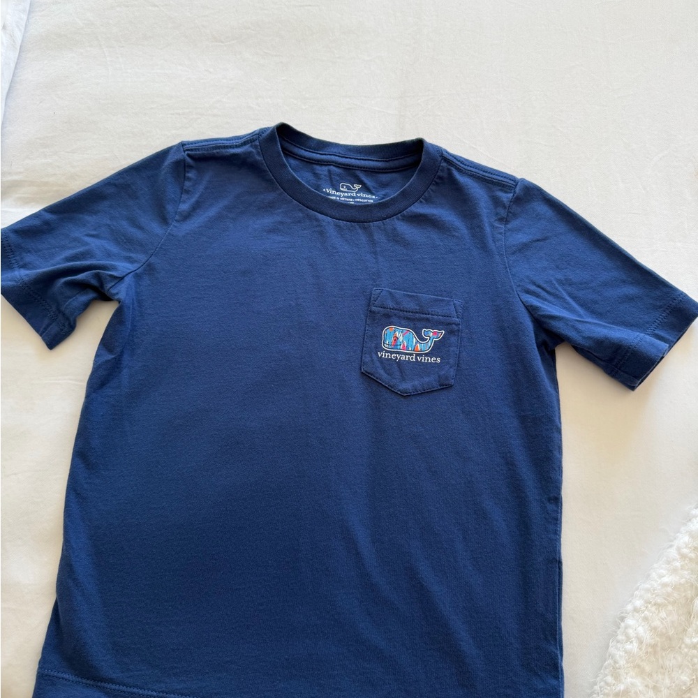 Vineyard Vines Boys' Long Sleeve Tees in Navy, Blue, White, Red, Mint, Gray - Picture 5 of 10